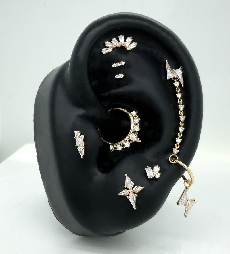 Feeling Myself - CZ - Threadless End Threadless Ends Buddha Jewelry   