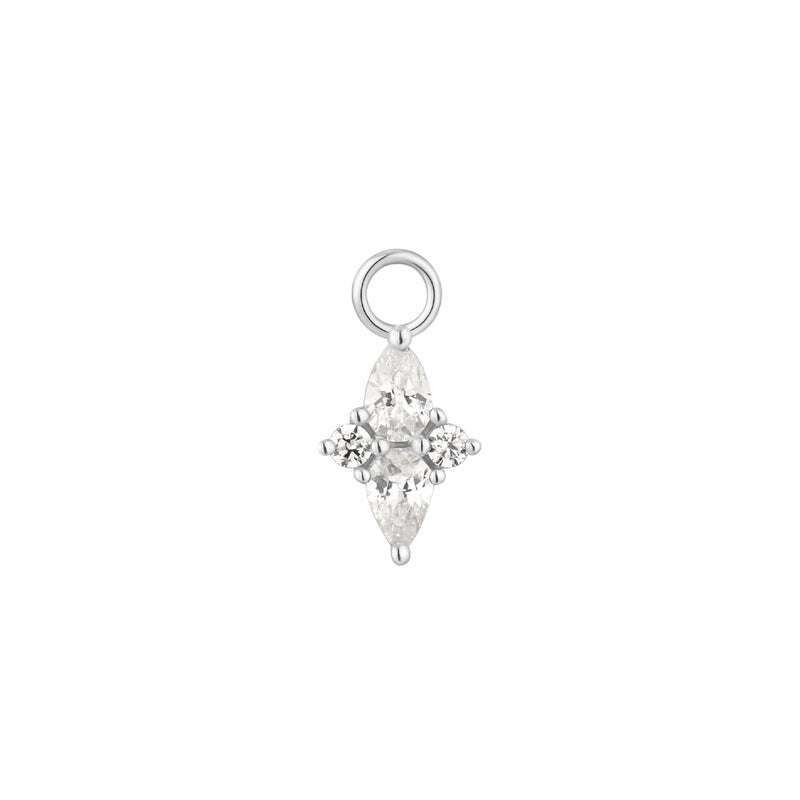 Ethereal - CZ - Gold Charm Charms Buddha Jewelry White Gold  