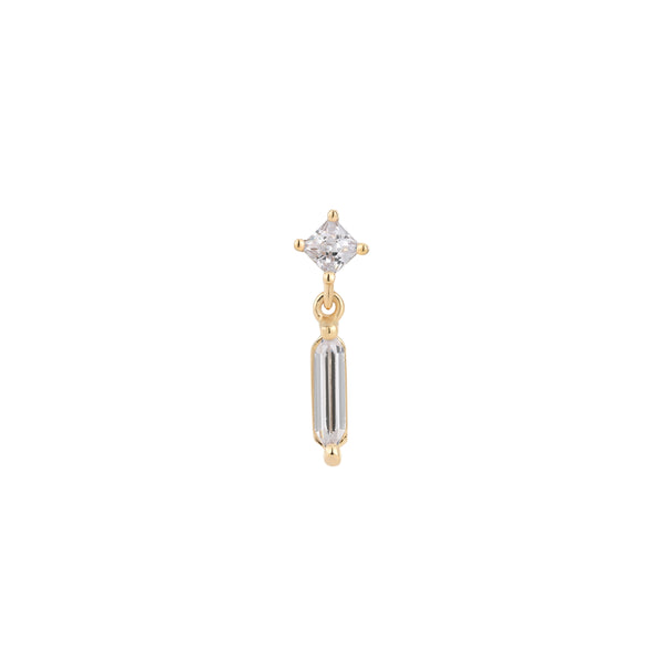 Aha Moment - CZ - Threadless End Threadless End Buddha Jewelry Yellow Gold  