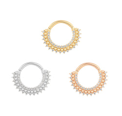 Heart of Gold - CZ - Gold Clicker Clicker Buddha Jewelry   