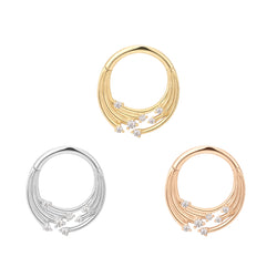 Iconic - CZ - Gold Clicker Clicker Buddha Jewelry   