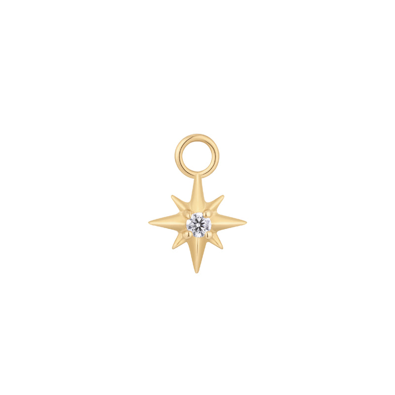 Luminary - CZ - Gold Charm Charms Buddha Jewelry Yellow Gold  