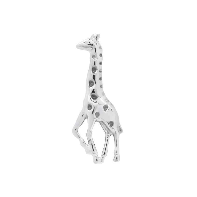 Tall Boy - Giraffe - Threadless End Threadless Ends Buddha Jewelry White Gold Left 