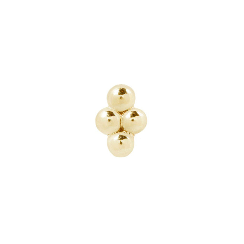 Mini 4 Bead Cluster - Threadless End Threadless Ends Buddha Jewelry   