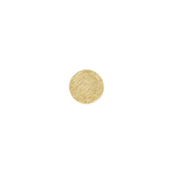 Textured Disk - Solid Gold Threadless End Threadless Ends Buddha Jewelry Yellow Gold 3.0mm 