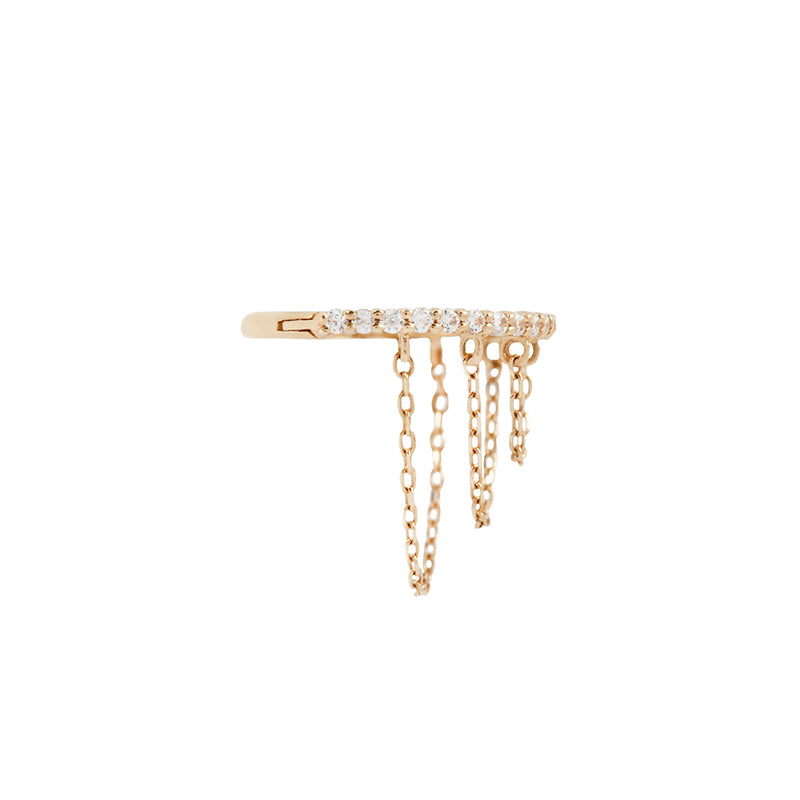 Radiate - CZ - Solid 14kt Gold Clicker Clicker Buddha Jewelry   