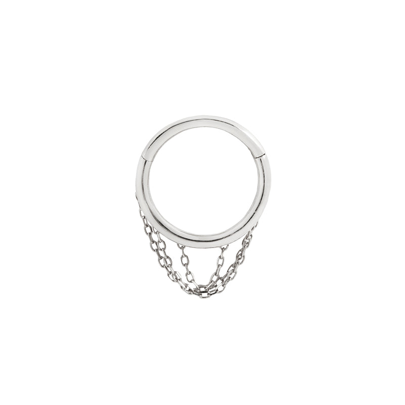 Chainspotting - Clicker Clicker Buddha Jewelry White Gold 5/16" 