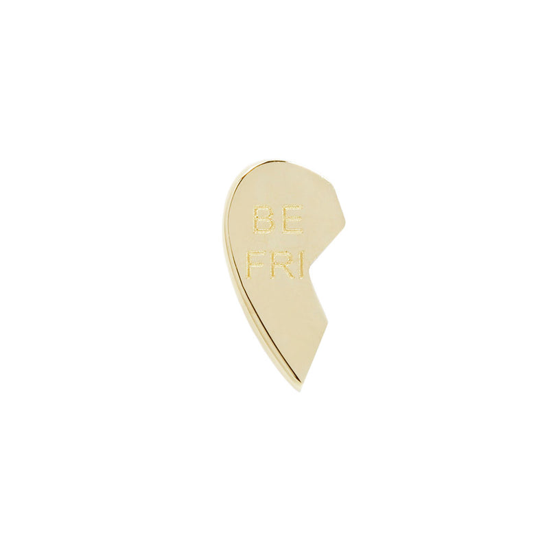 BFF - Threadless End Threadless Ends Buddha Jewelry Yellow Gold Left 