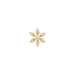 Chamonix - CZ - Threadless End Threadless Ends Buddha Jewelry Yellow Gold  