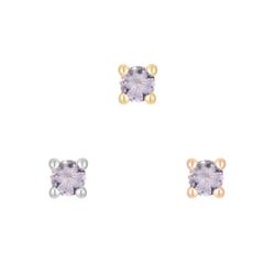 Tanzanite Prong - Threadless End Threadless Ends Buddha Jewelry   