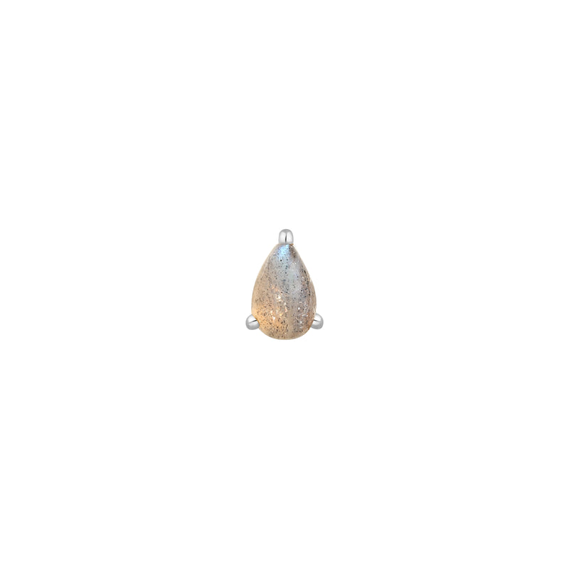 Labradorite Pear -Threadless End Threadless Ends Buddha Jewelry   