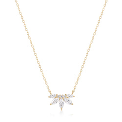 RION x Buddha Jewelry Valentina Necklace - White Sapphire Necklace RION x Buddha Jewelry   