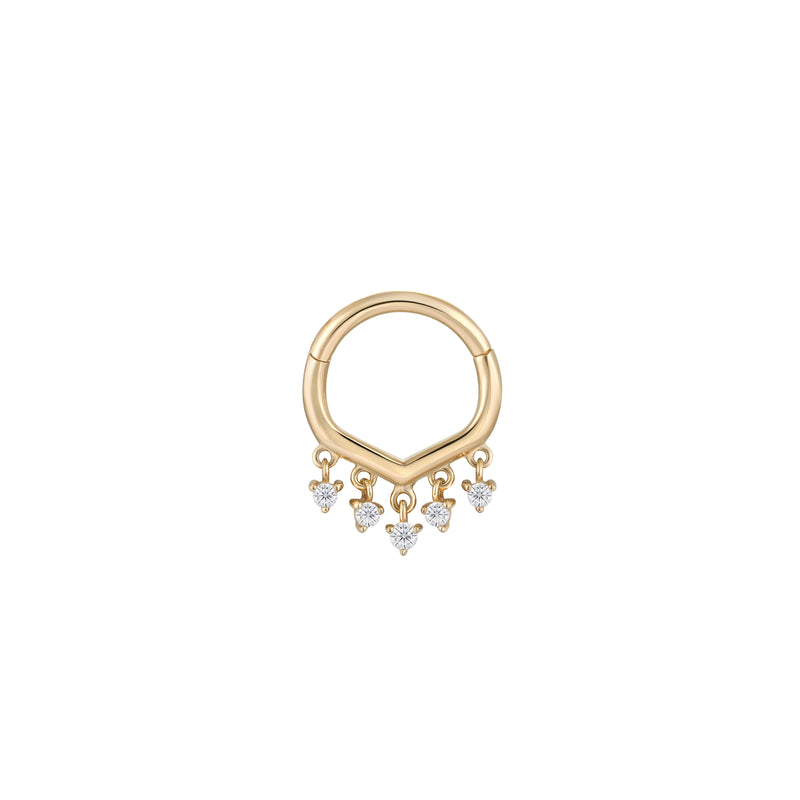 Guestlist - CZ - Solid 14kt Gold Clicker Clicker Buddha Jewelry Yellow Gold  