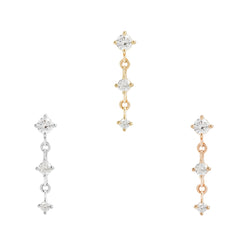 Kiera - CZ - Threadless End Threadless Ends Buddha Jewelry   