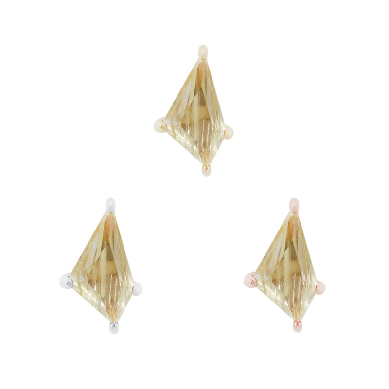 Limelight - Rutilated Quartz - Threadless End Threadless Ends Buddha Jewelry   