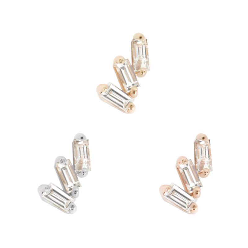 Staxx Genuine Diamonds - Threadless End Threadless Ends Buddha Jewelry   