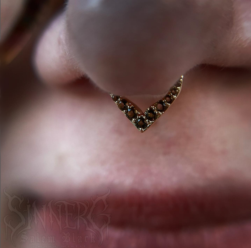 Rise + Shine - Smokey Quartz - Solid 14kt Gold Clicker Clicker Buddha Jewelry   